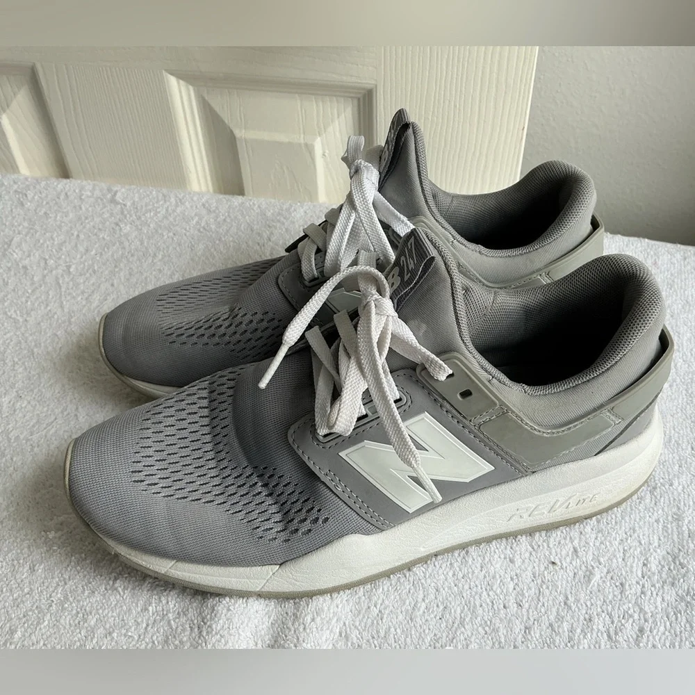 New Balance 247 Gray and White Women's Sneakers
